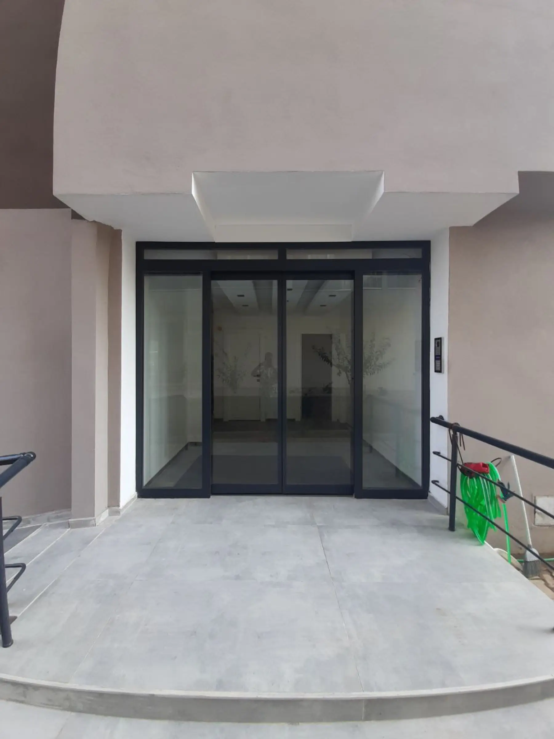 Main entrance of the building