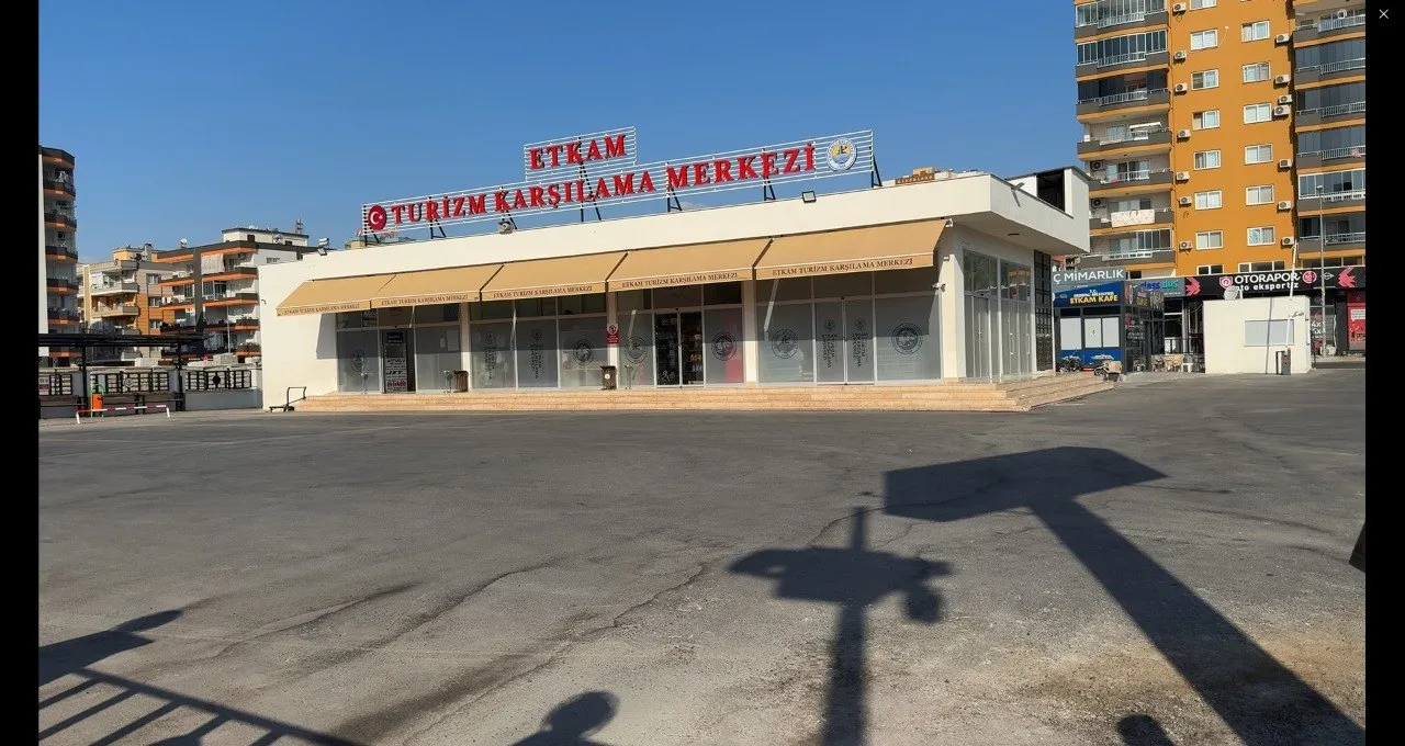 The bus station building in Erdemli